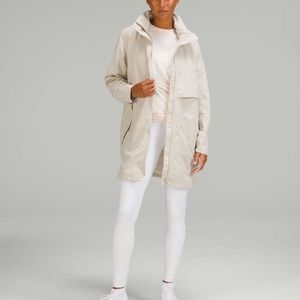 Always effortless long jacket Natural ivory